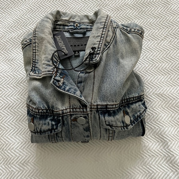 mixed media jacket by BLANK NYC - Picture 9 of 13